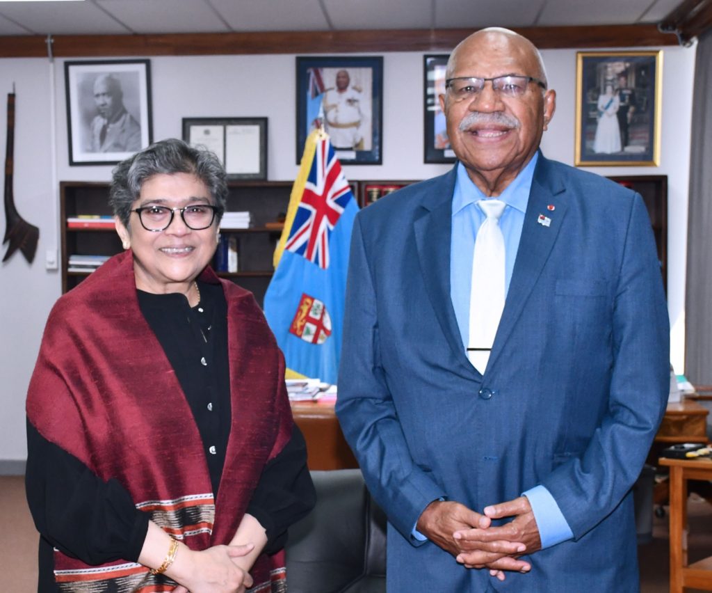 PRIME MINISTER RABUKA RECEIVES COURTESY CALL FROM THE UN UNDER SECRETARY-GENERAL AND HIGH REPRESENTATIVE-(17-04-2024)