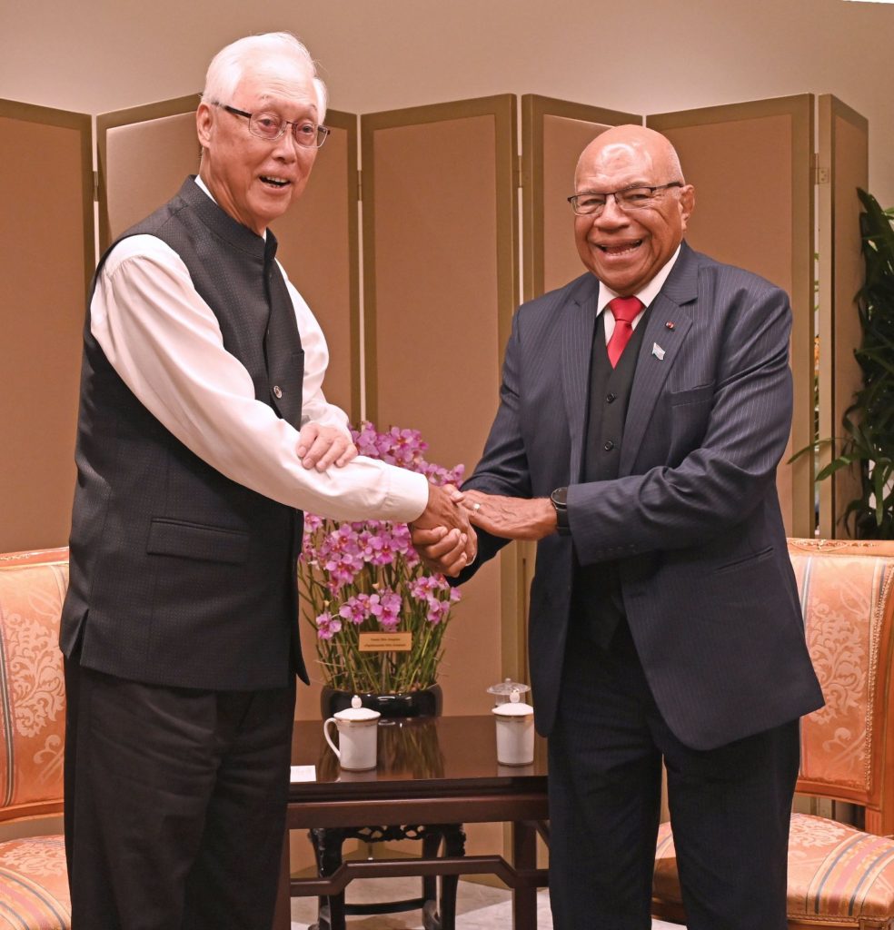 PM RABUKA MEETS WITH SINGAPORE’S SENIOR MINISTER TO STRENGTHEN ...