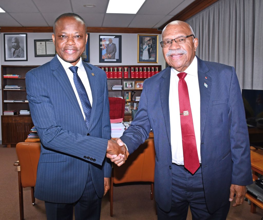 PM RABUKA RECEIVES COURTESY CALL FROM THE NON-RESIDENT HIGH ...